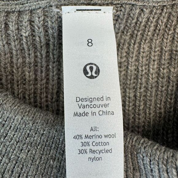 Lululemon green Ribbed Womens  Sweater - Picture 6 of 6